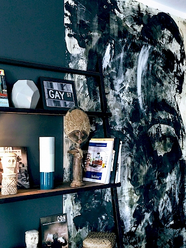 oeuvre originale et unique crée sur mesure pour Thomas et Romain amateurs d'art.